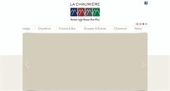Desktop Screenshot of chaumierelodge.com